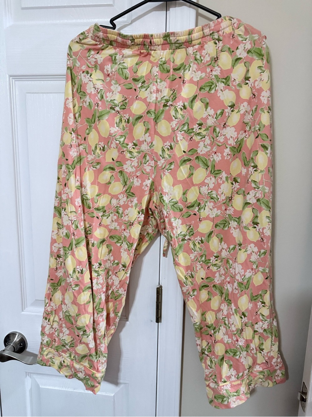 Womens Pink Lemon-Print Pull-On set